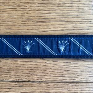 Vineyard Vines Cat Tail Belt SZ 30 Navy Preppy Classic Nautical